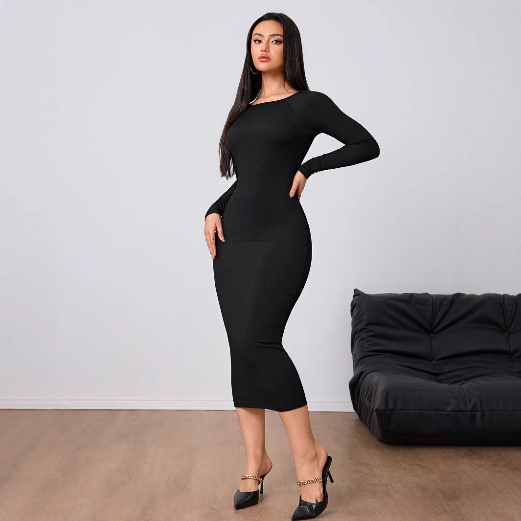 Midi Dress - فستان نسائي بسيط وأنيق لفصلي الربيع