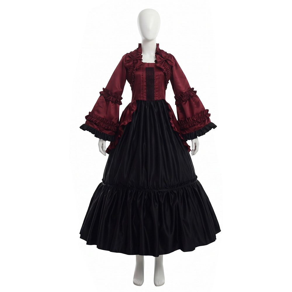 فستان بأكمام واسعة على الطراز  - مراجعة Formal Dress وسعره