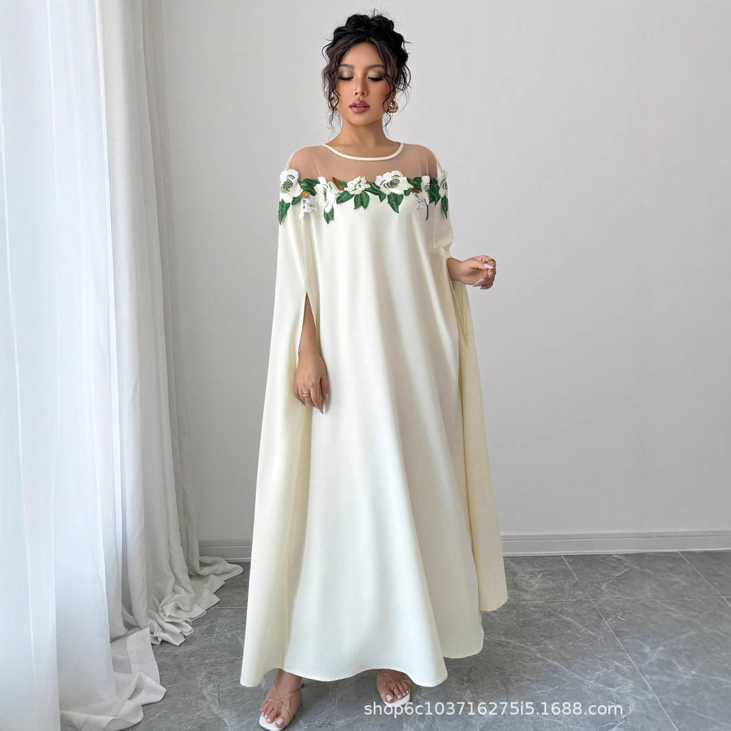 فستان نسائي بتصميم زهري فريد و - مراجعة Midi Dress وسعره