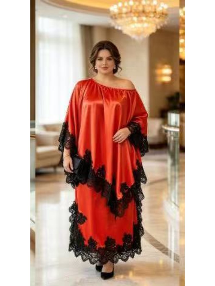طقم قميص وتنورة مياكي مطوي بتص - مراجعة Silk Blouse وسعره