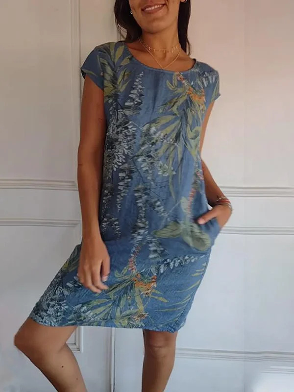 فستان صيفي نسائي من القطن والك - مراجعة Midi Dress وسعره