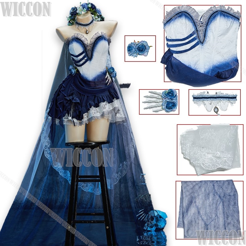 جثة العروس هالوين تأثيري فستان - مراجعة Formal Skirt وسعره
