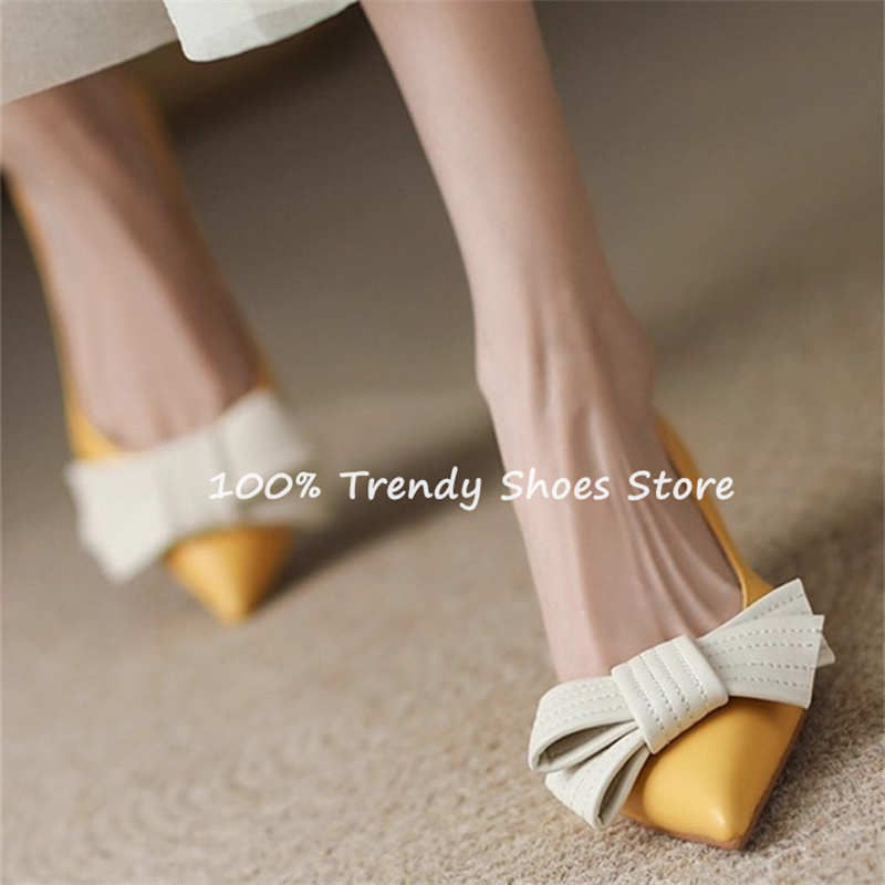 فراشة عقدة ديكور المرأة الانزل - مراجعة Womens Heels وسعره